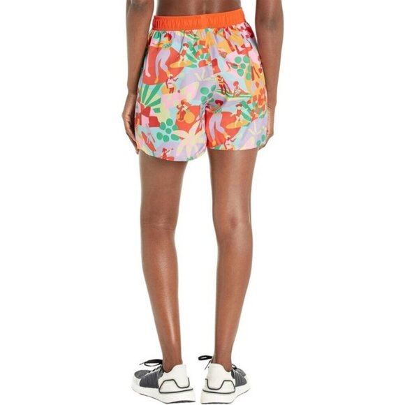 💕ADIDAS x FARM RIO💕 Unitefit Shorts ~ Red Tropical Beach Print Medium M NWT - Picture 7 of 14
